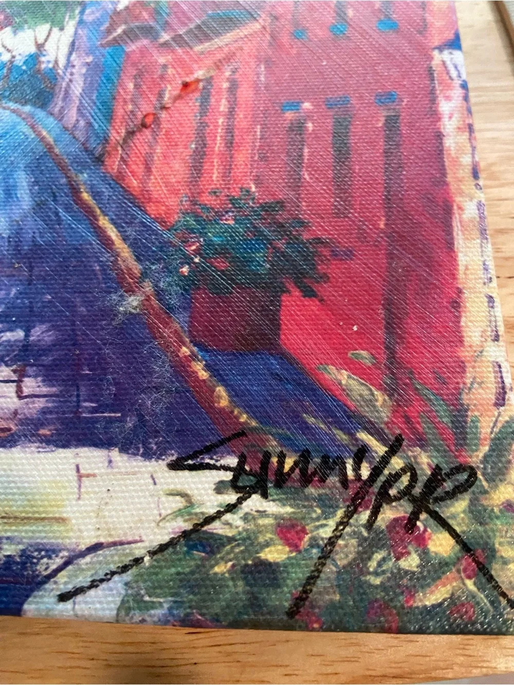 Oil On Wood 8 X 10 Luquillo Puedo Rico Signed Sunni